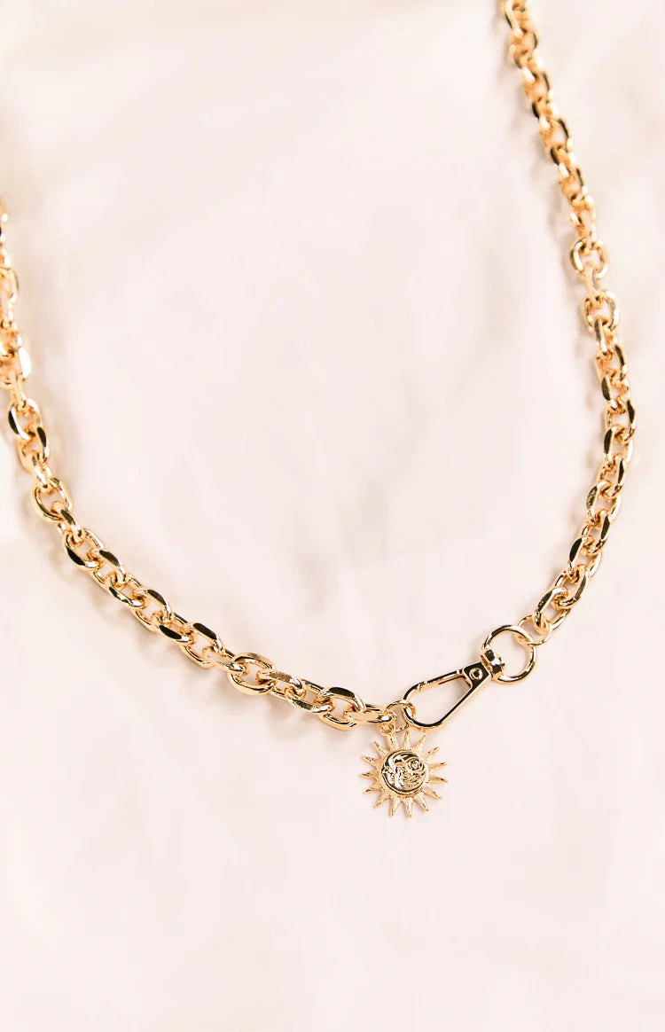 Gold Chain Clip Belt
