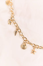 Gold Chain Shell Belt Image