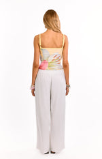 Hadley Yellow Floral Sequin Tank Top Image