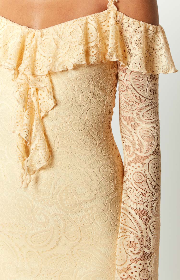 Harlow Cream Lace Mini Dress – Beginning Boutique US
