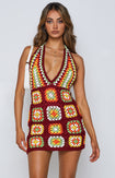 Harmon Crochet Dress Multi Image