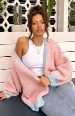 Hatley Pink Knit Cardigan Image