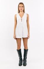 Hector White Playsuit Image