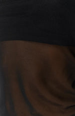 Hilux Black Mesh Bandeau Top