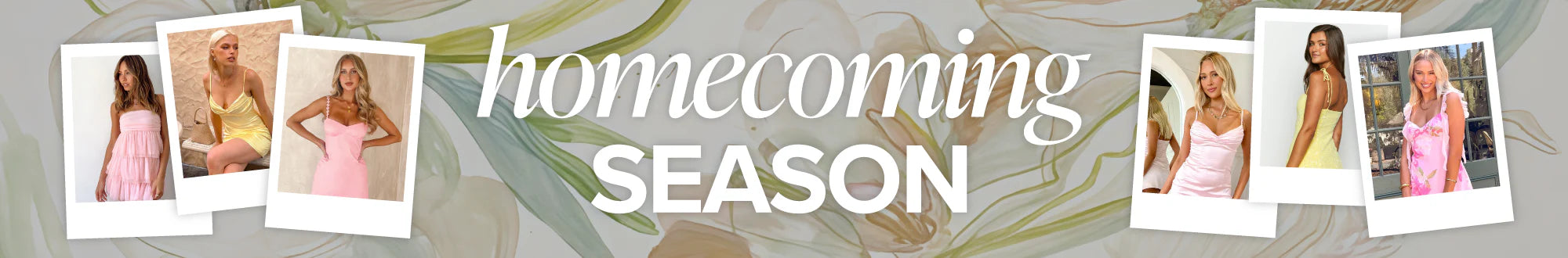 Homecoming Dresses Collection Banner