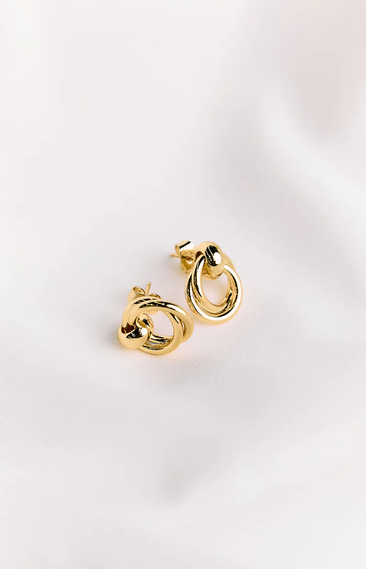 Hollie Gold Chunky Hoop Earrings
