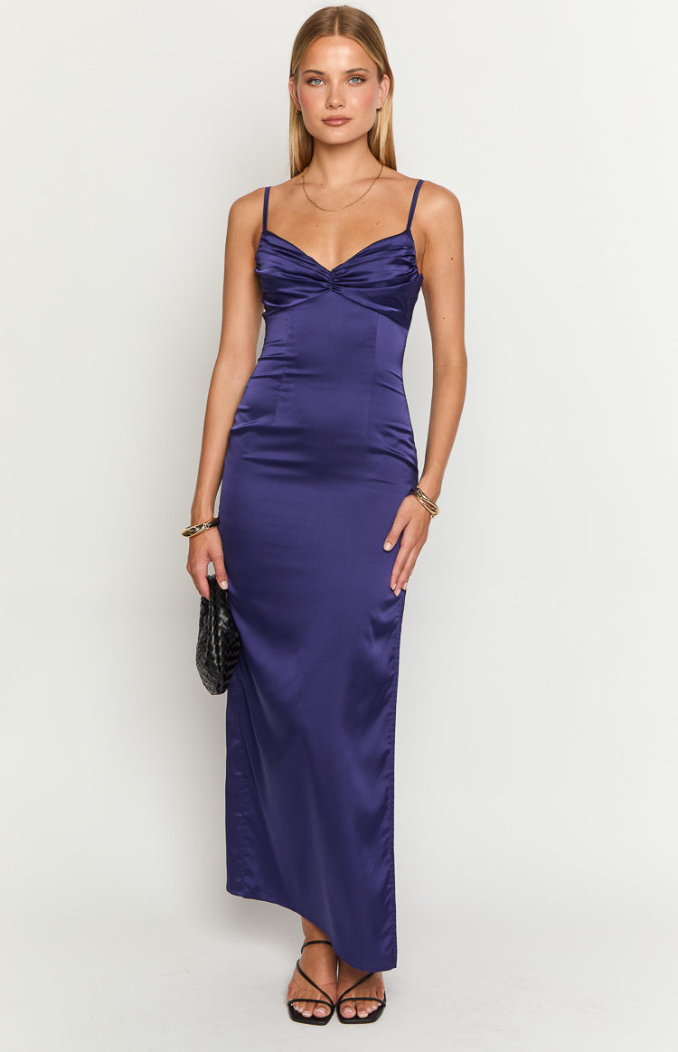 Honey Navy Maxi Dress - US 10 | Beginning Boutique Exclusive Honey Navy Maxi Dress - US 10 | Beginning Boutique Exclusive