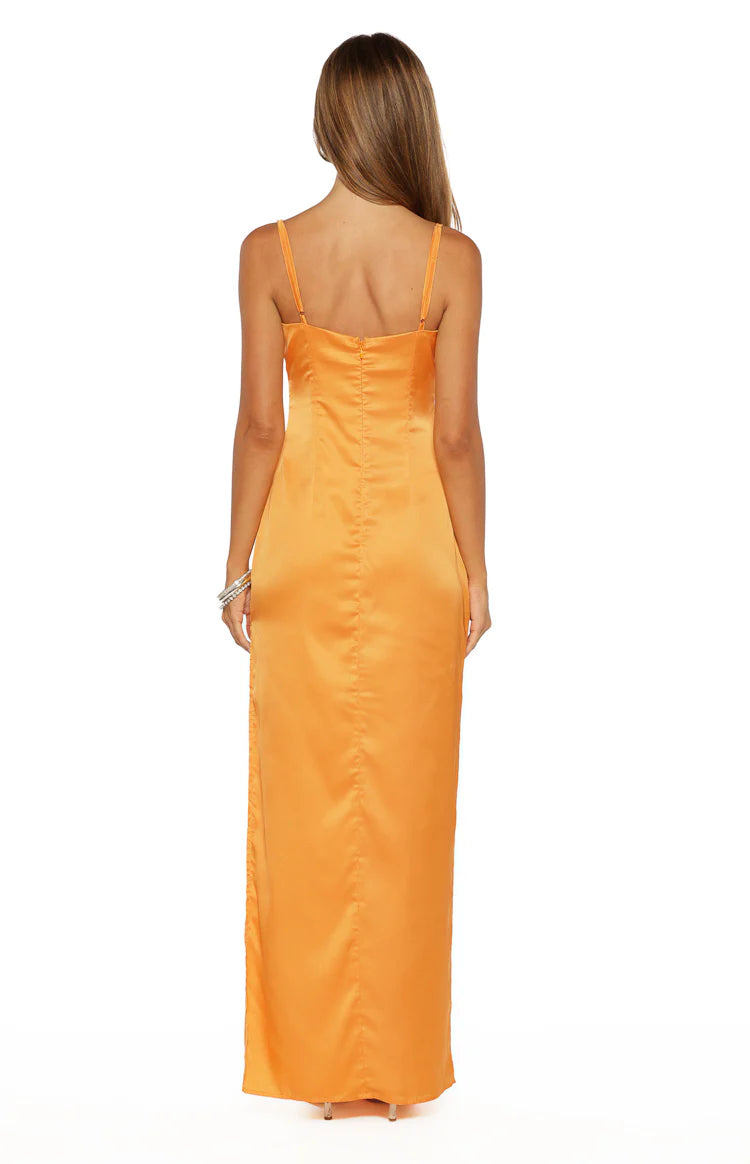 Honey Orange Maxi Dress - US 2