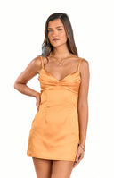 Honey Orange Mini Dress