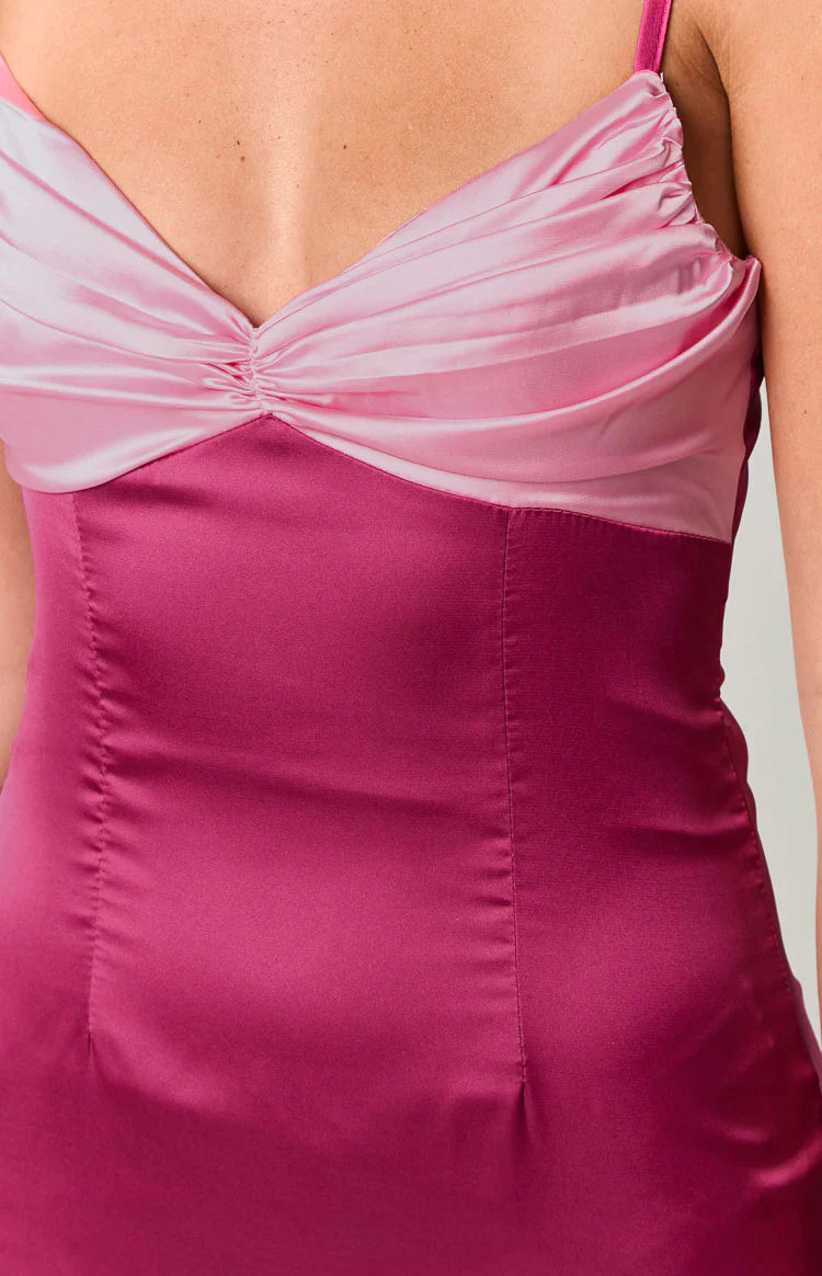 knee length dresses for ladies Honey Pink Maxi Dress - US 10