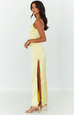 Honey Yellow Maxi Dress Image