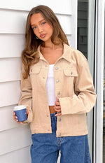 Hugo Cream Cord Western Jacket