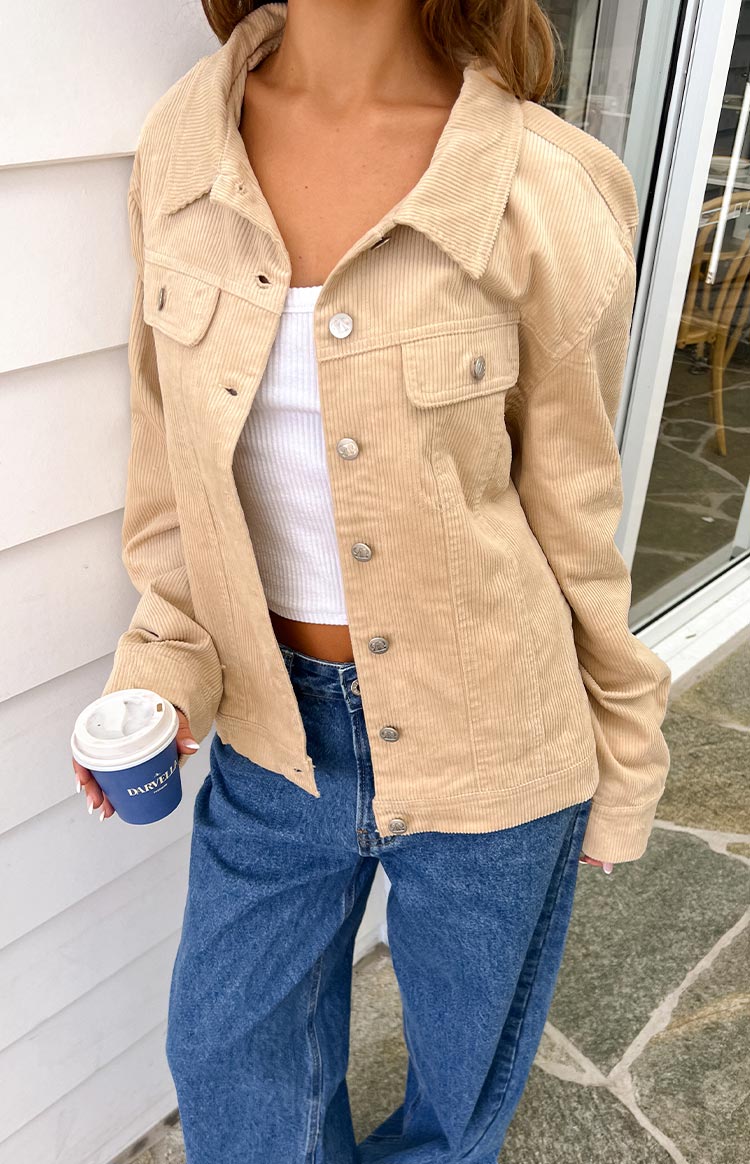 Hugo Cream Cord Western Jacket Image