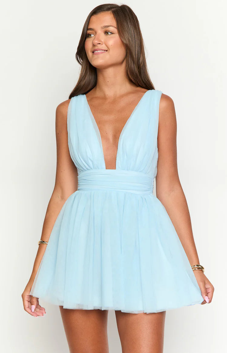 icy blue mini dress Icing Blue Mini Dress