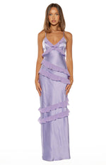 Inara Lilac Ruffle Maxi Dress - PRE ORDER Image