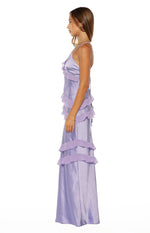 Inara Lilac Ruffle Maxi Dress - PRE ORDER Image