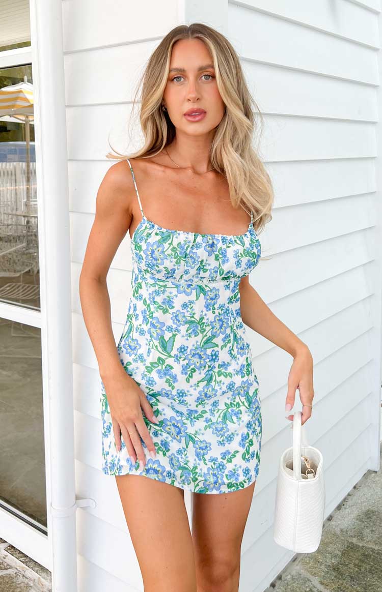 knee length dresses for ladies Floral Jacquard Sleeveless Mini Dress – Endless Rose main image 0