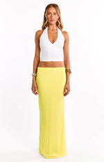 Jacqulin Yellow Maxi Skirt Image