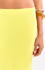 Jacqulin Yellow Maxi Skirt Image