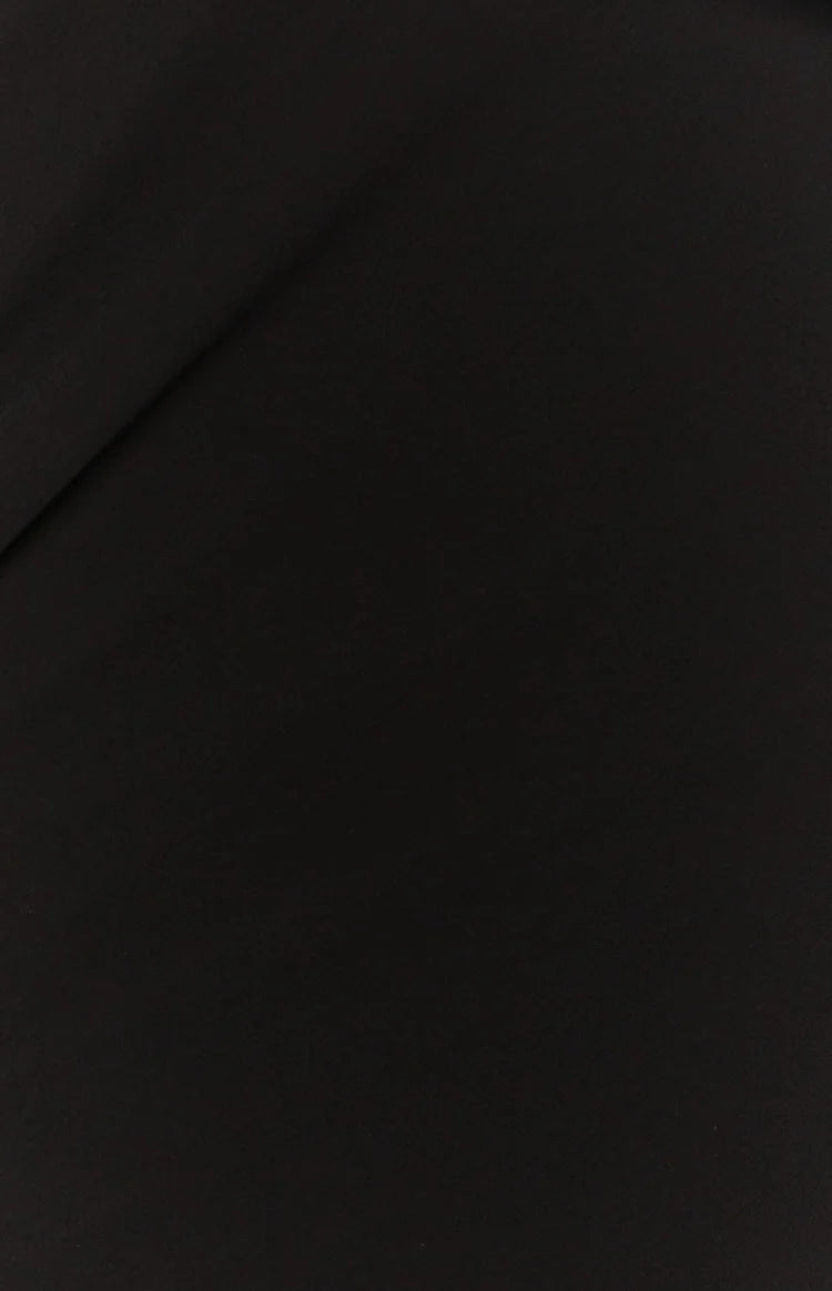 Jacqulin Black Maxi Skirt