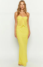 Jacqulin Yellow Maxi Skirt