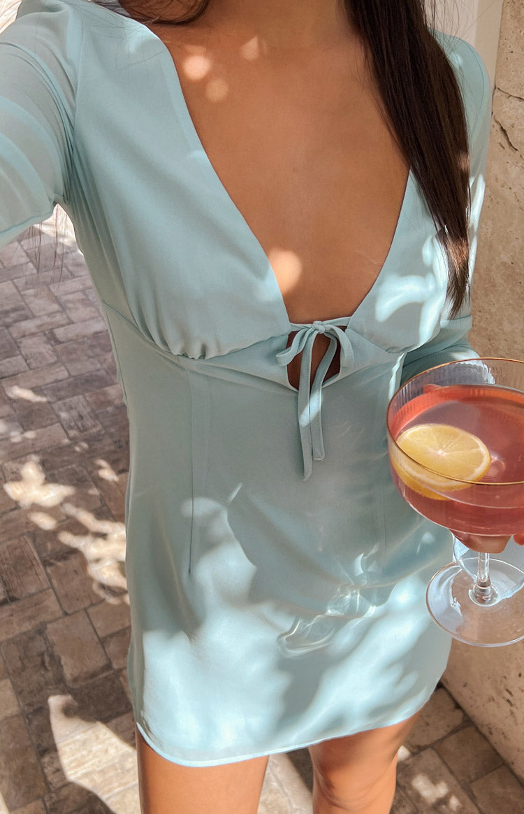 Jannika Blue Mini Dress Image