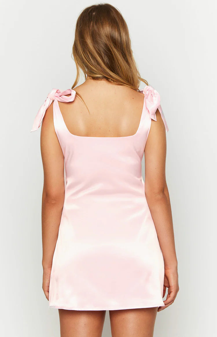 Jaycee Baby Pink Mini Dress - US 12