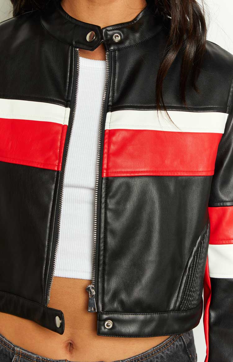Jayella Black Moto Jacket Image