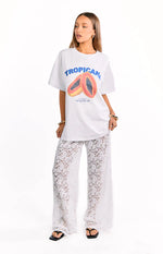 Jev White Lace Pants