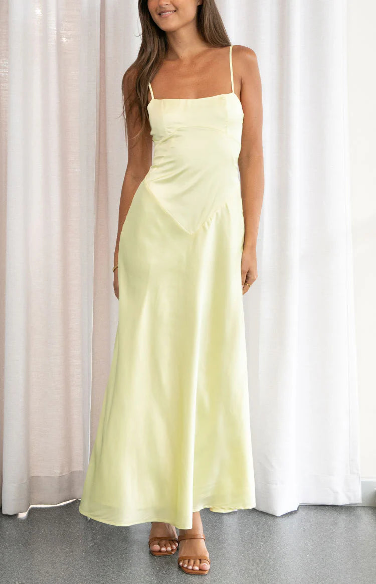 Joey Yellow Maxi Dress
