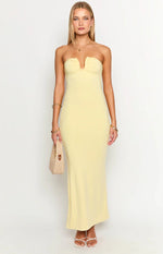 Julie Yellow Maxi Dress | Beginning Boutique US Julie Yellow Maxi Dress | Beginning Boutique US