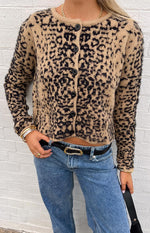 Kahli Leopard Print Cardigan Image
