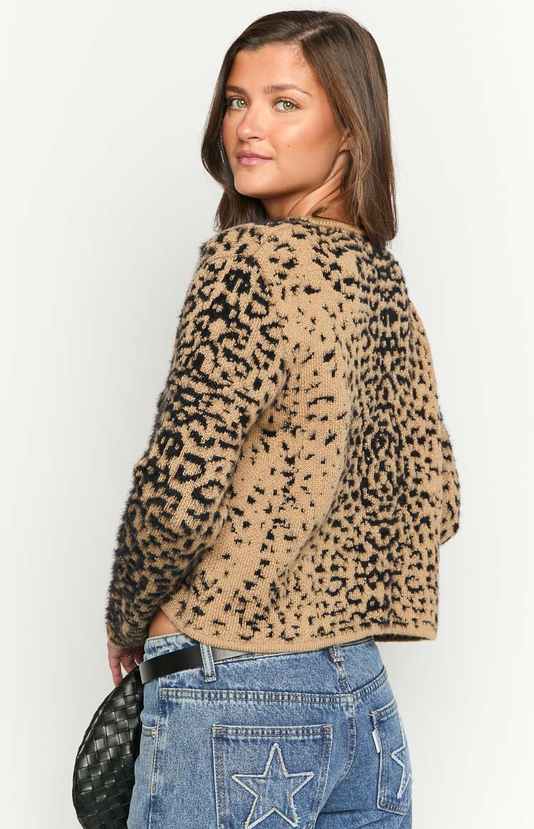 Kahli Leopard Print Cardigan Image