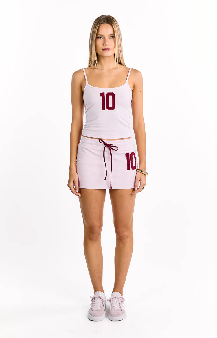 Karey Pink Jersey Top - 10