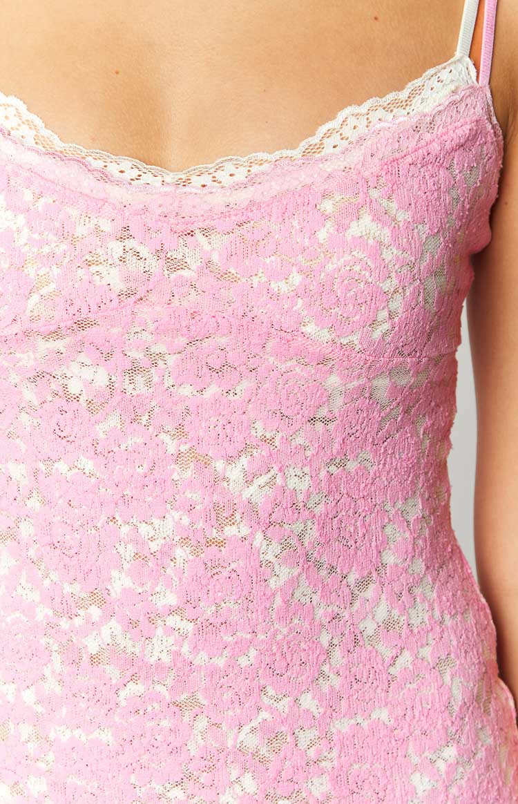white lace top pink bottom dress Lace Top Tulle Bottom Wedding Dress