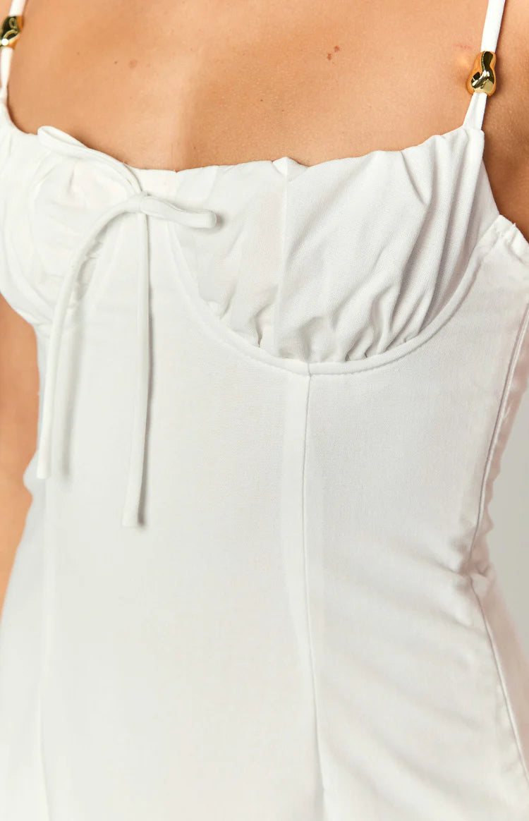 Kayla White Maxi Dress