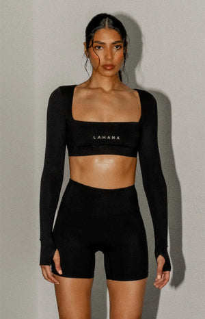 Lahana Chi Chi Black Long Sleeve Top