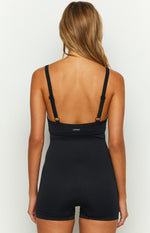 Lahana Halo Black Bodysuit Image