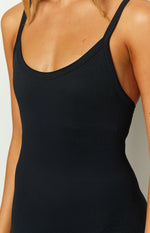 Lahana Halo Black Bodysuit Image