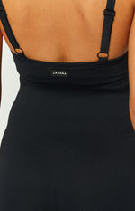 Lahana Halo Black Bodysuit Image