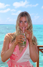 Lainey White Floral Print Mini Dress Image