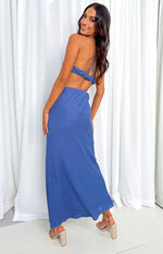 Lene Blue Maxi Dress