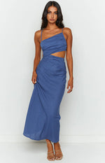 Lene Blue Maxi Dress