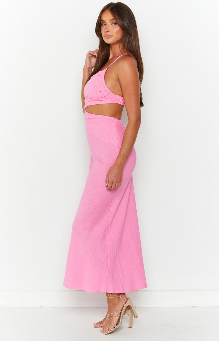 pink maxi flowy dress AOMEI Womens Lapel Collar Flowy Pleated Maxi Dresses with Sequins V Neck High Waist Long Sleeve Evening Dress for Women (Medium,Pink) at Amazon Women's Clothing store