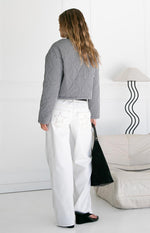 Lennie Black Gingham Quilted Jacket Image