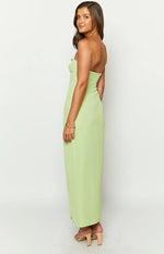 Lenora Green Strapless Maxi Dress | Beginning Boutique US Lenora Green Strapless Maxi Dress | Beginning Boutique US