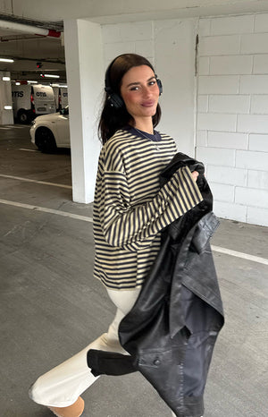 Lioness Bloom Beige Long Sleeve Top