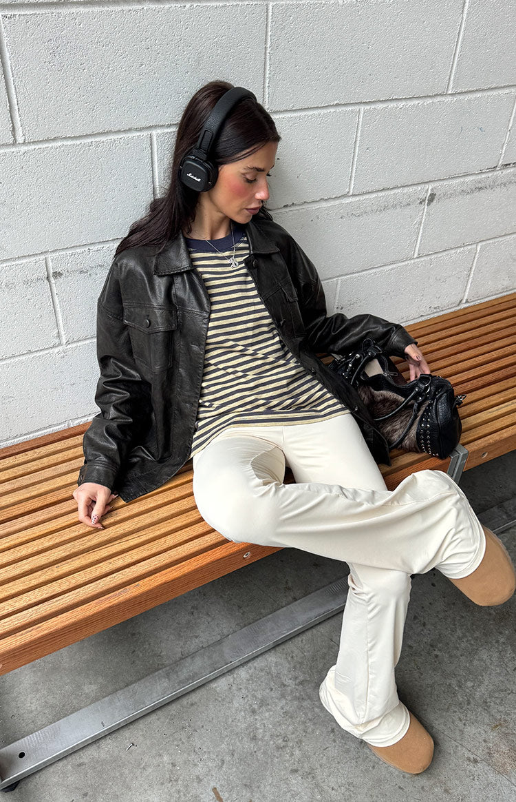 Lioness Bloom Beige Long Sleeve Top Image