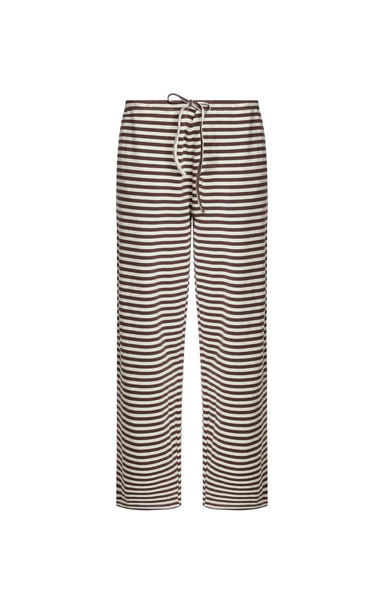 Lioness Bloom Dark Chocolate Stripe Pants