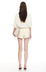 Lioness Bloom Short Sleeve Top Lemontini Stripe Image